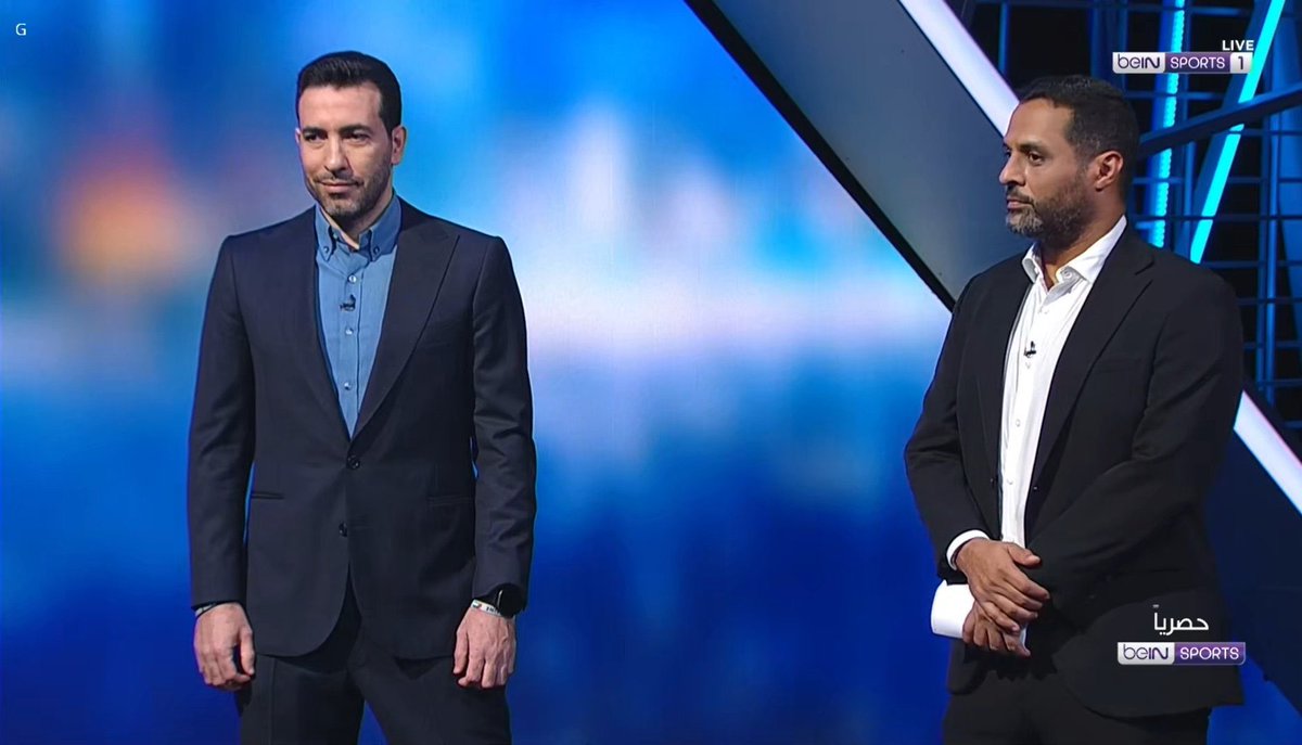 سيتواجد الأسطورتان ياسر القحطاني وأبو تريكة في الاستوديو التحليلي لقمة مانشستر سيتي وليفربول على beIN Sports.