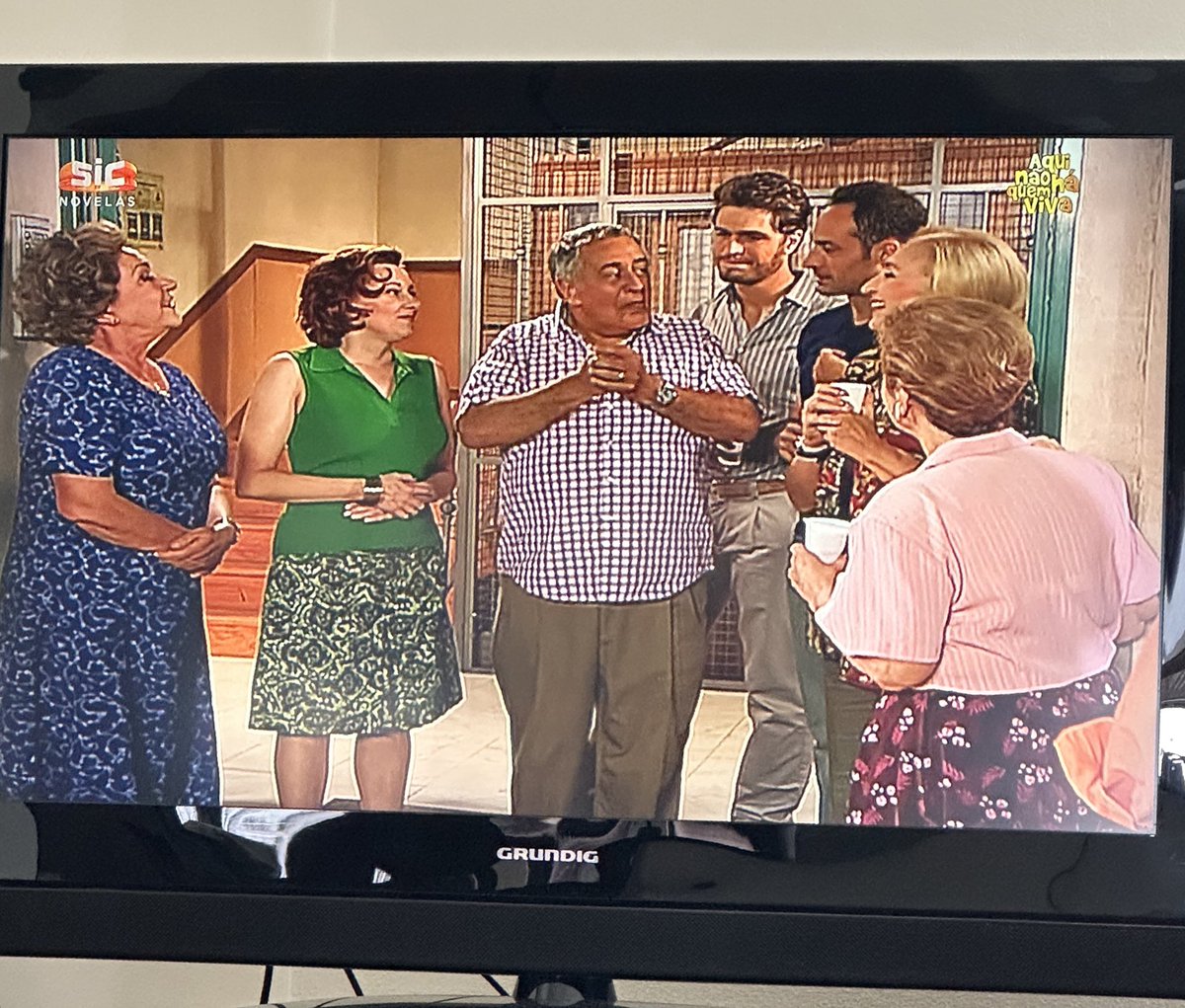 Estou a rever esta série “Aqui não há quem viva” e opa que coisa maravilhosa, foi mesmo uma boa série de humor.

“A mim ninguém me dá baile”
“Vá embora senhor Costa, demita-se!”