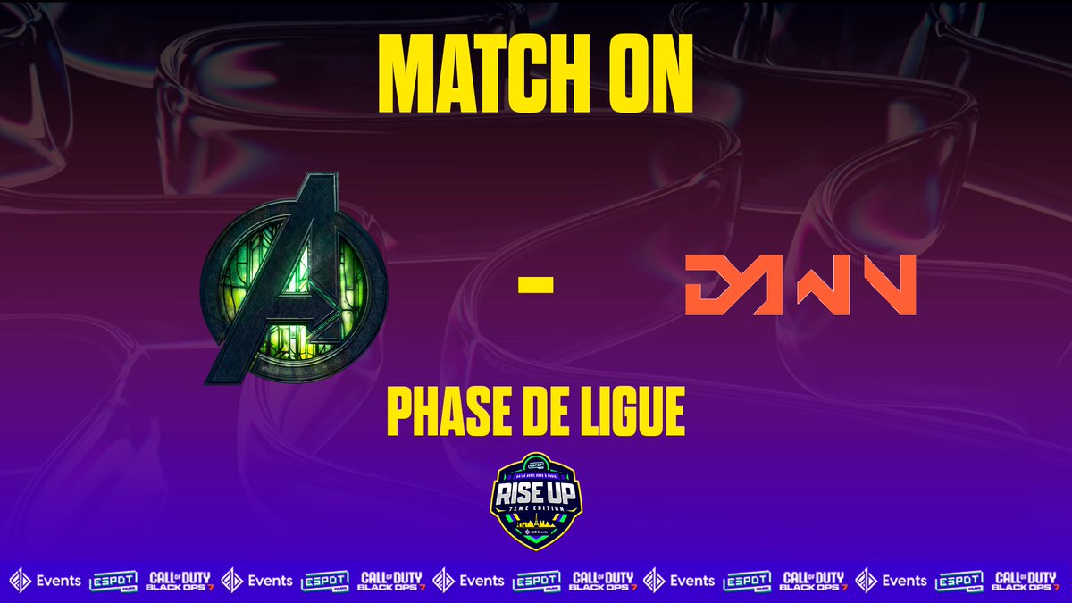 Events_ELO's tweet photo. 🏆 [Rise Up 7]
@Events_ELO x @espotparis 

Avenger affrontera @dwn_esport, un match de grande classe en préparation !

https://t.co/3BeP2HPvQZ https://t.co/nd7UwPVCbZ
