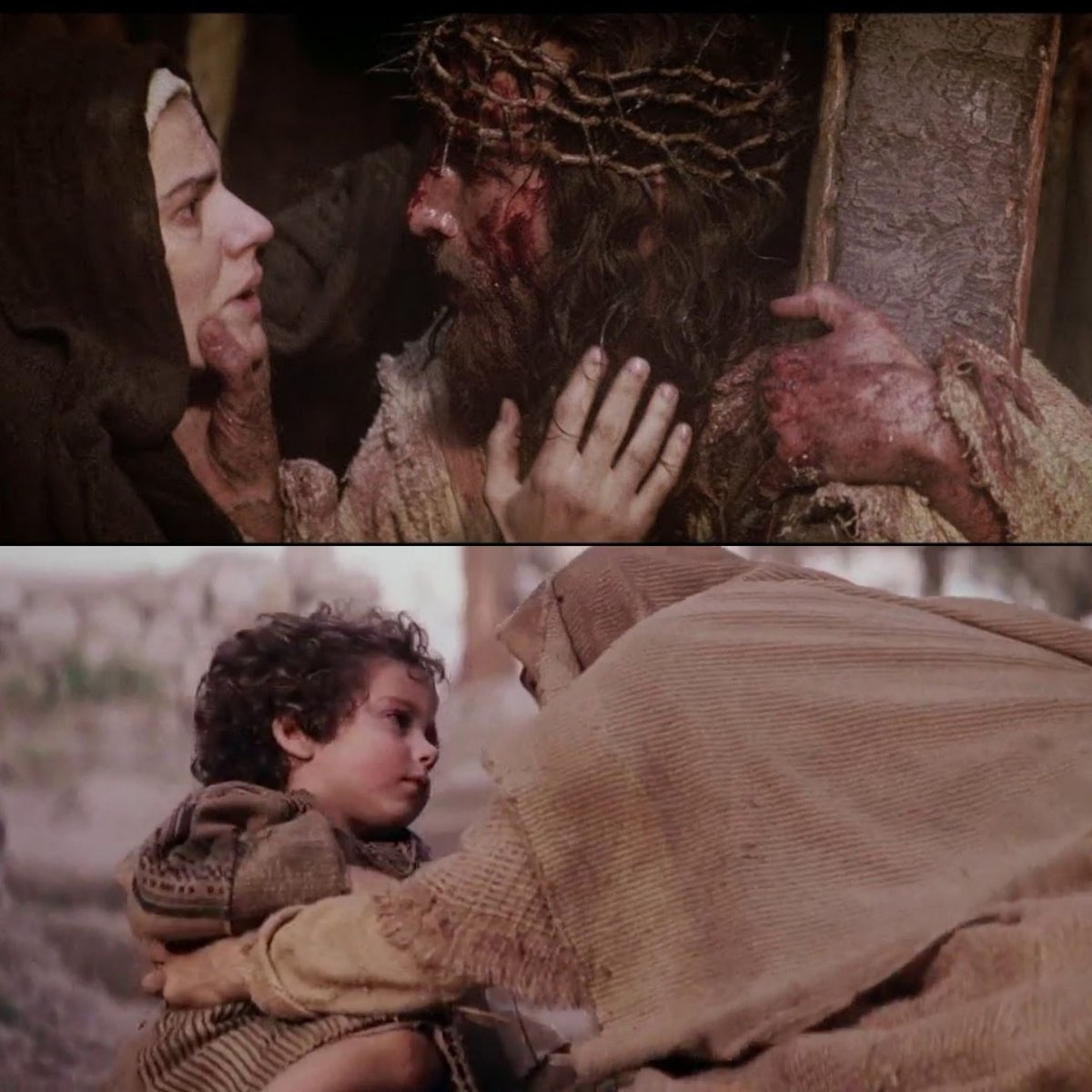 “¿Ves, madre? Yo hago nuevas todas las cosas"
La Pasión de Cristo (2004) 
Mel Gibson.