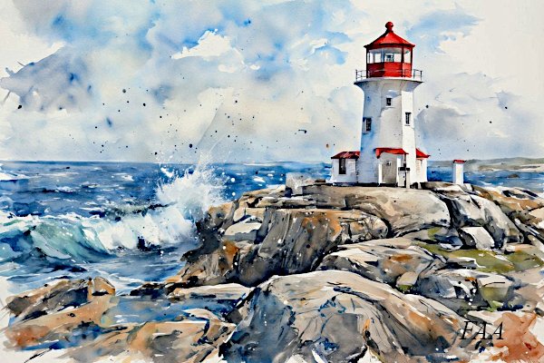artbybabad's tweet image. LETTERS FAA ARE NOT IN PRINTS.  #Lighthouse at #Peggys #Cove.  An ocean-side lighthouse stands tall against a dynamic sea. Waves crash against rocky shores under a partially cloudy sky.  This iconic  lighthouse was built again in 1914 in #Nova #Scotia. arlene-babad.pixels.com/featured/light…