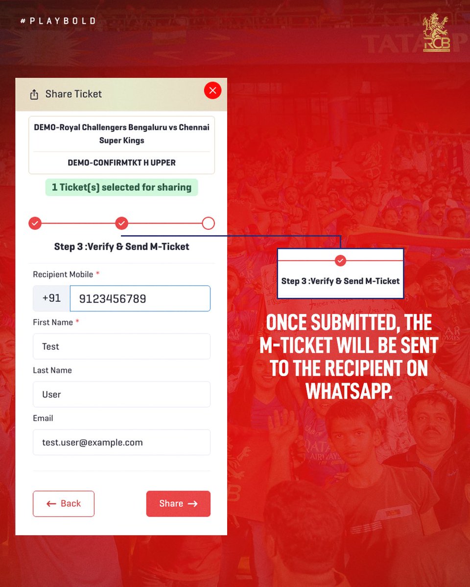 3) On selecting the seats, you’ll be asked to enter the mobile number ...