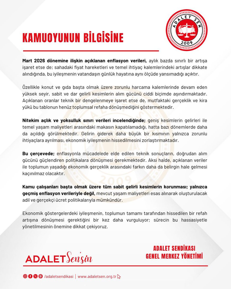Kamuoyunun Bilgisine.