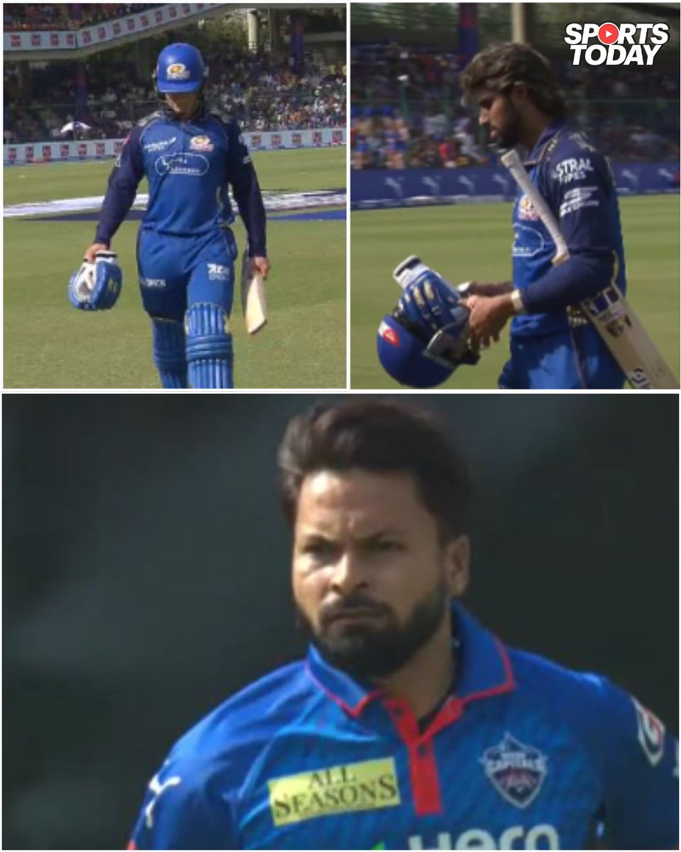 SportsTodayofc's tweet photo. Double strike by Mukesh Kumar. Ryan Rickleton and Tilak Varma depart cheaply

#DCVSMI #IPL2026 #ipl #MukeshKumar #ryanrickleton #tilakvarma #indianpremiereleague #dcvsmi #Delhicapitals #Mumbaiindians #indianpremiereleague https://t.co/yfrBq0siZh