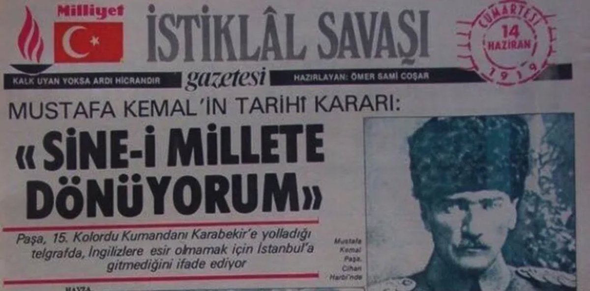 _”Sine-i millet; halkı kandıranların iddia ettiği gibi bir ‘tuzak’, ‘meydanı boş bırakmak’ ya da ‘siyasetten kaçmak’ değildir. Aksine; hukuk dışı tutum ve davranışlarıyla meşruiyetini yitirmiş iktidarı tümüyle reddedip milletin sinesine, sokağa dönmektir._

_*Ve sokağa dönmek,