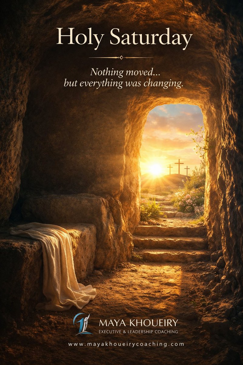 Between death… and resurrection,

there was silence.
Not emptiness—

but divine work unseen.