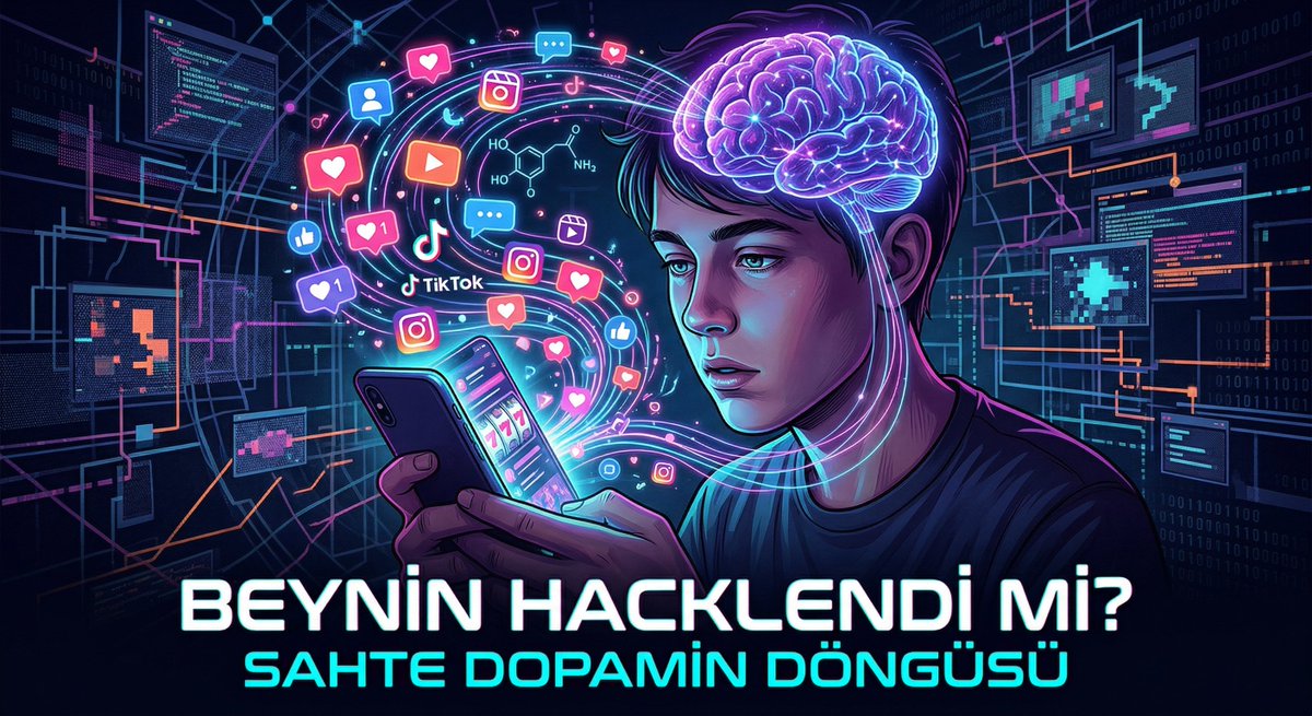 Fuats55's tweet photo. Neden 15 saniyelik bir video izlemek, en sevdiğiniz 2 saatlik filmi izlemekten daha kolay geliyor? Neden sürekli yorgun ve isteksizsiniz?

Çünkü beyniniz "Sahte Dopamin" ile rehin alındı.

Instagram ve TikTok'un sizden sakladığı karanlık sırrı anlatıyorum. Okumaya değer. 🧵👇 https://t.co/03Rk9GiY9e
