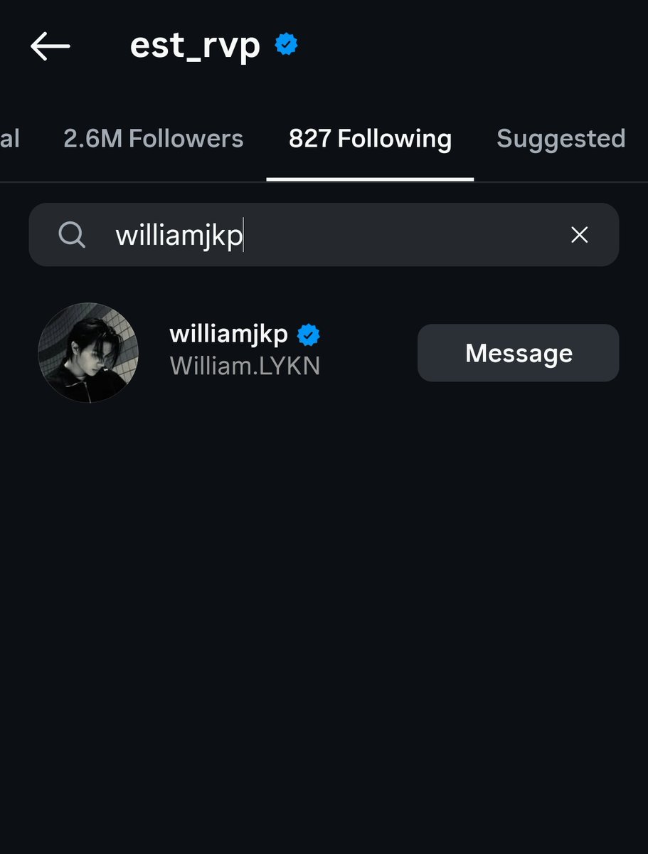 willesthope's tweet image. Oh my god I can't believe this y'all 😭
William from LYKN and National Swimmer Est Supha are following each other on Instagram. 😭😭
Do they know each other? Are they friends? What's going on?? 👀