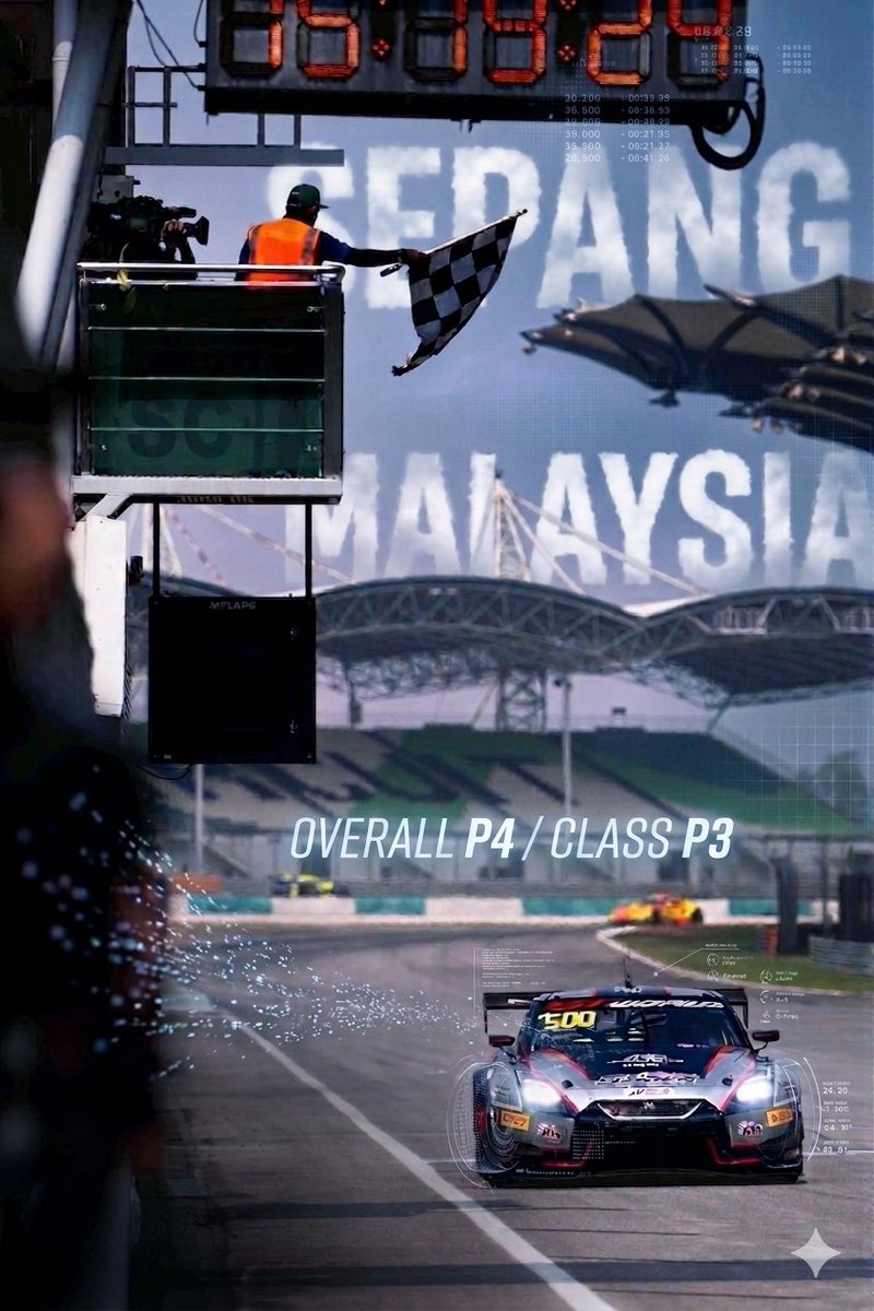 Blue_Aoki's tweet image. GT World Challenge Asia R1 Sepang
OVERALL P4
CLASS P3
楽しいレースでした！

明日はもっと楽しくなる👍
#５ZIGEN 
#KMS #MIDORI  #WURTH  #DAISHIN #MANABOON #NITRON