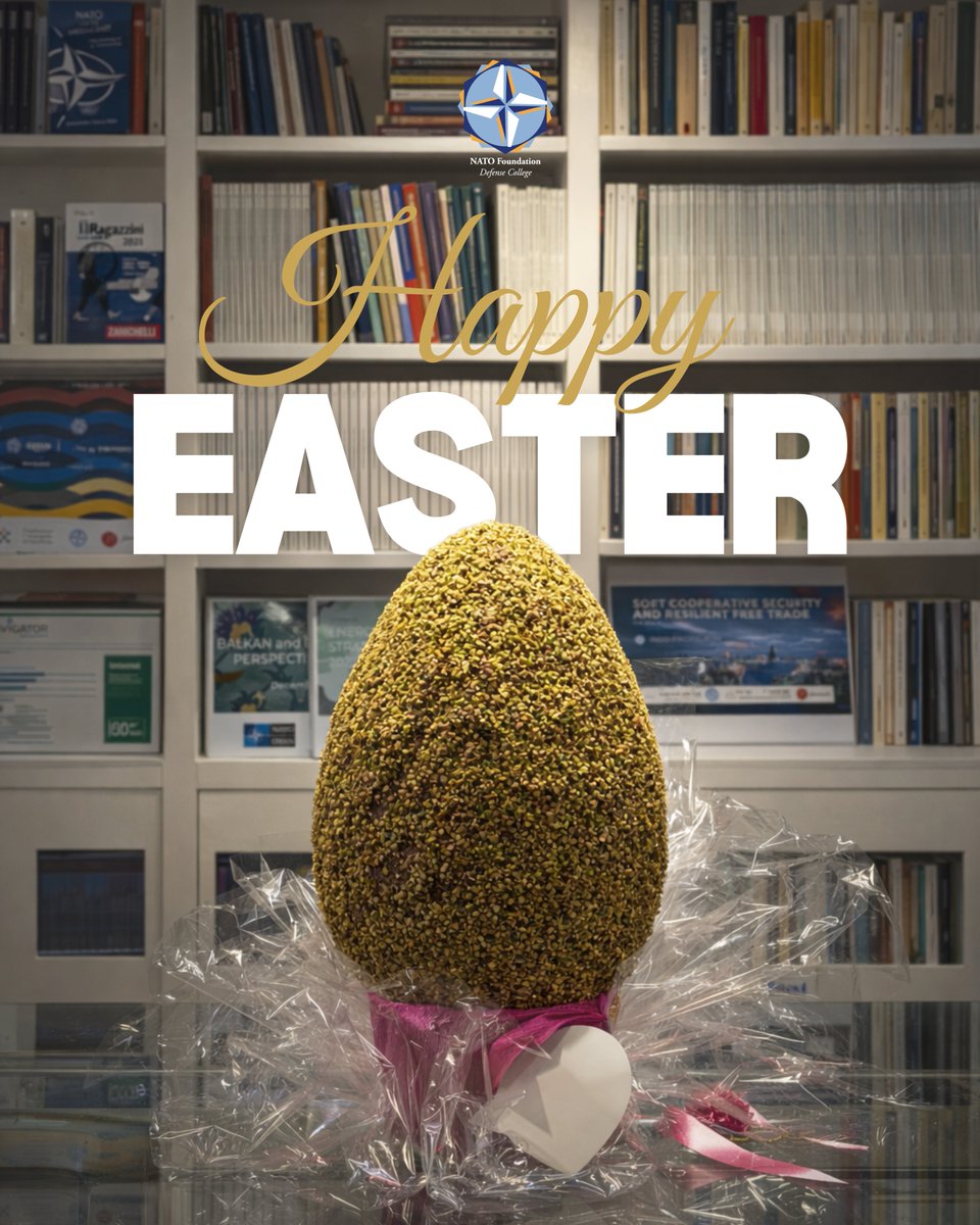 NATOFoundation's tweet photo. At a time of ongoing global challenges, Easter offers an opportunity to reflect on the importance of resilience, cooperation, and renewal.
The NATO Defense College Foundation extends its warmest wishes for a peaceful holiday to all of you.
#NDCF #PeaceAndSecurity #NATO https://t.co/q0VZlrehQj