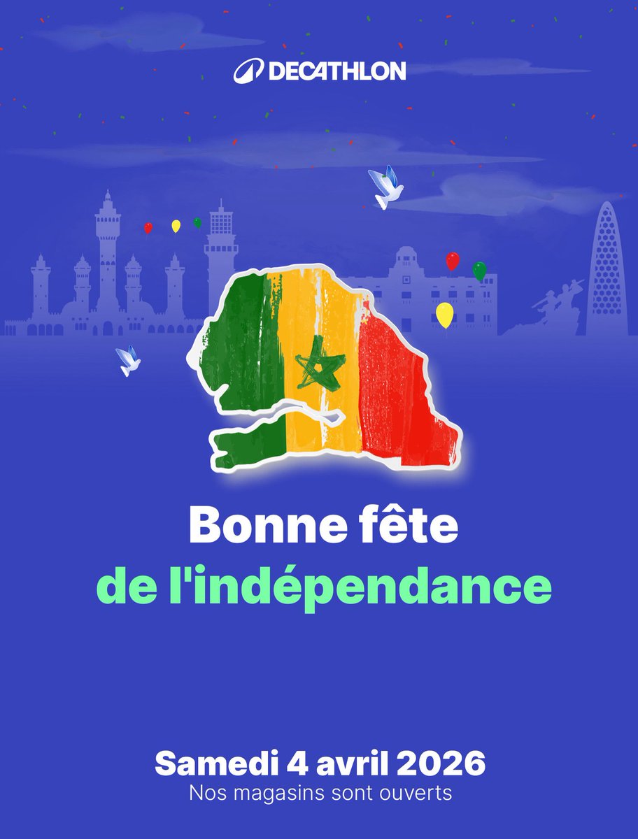 Decathlon Sénégal tweet media