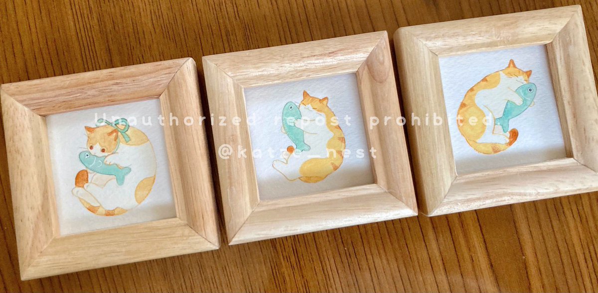 明日開催の #ニャンフェス23 へ出展します！
グッズや小さな原画などを持っていく予定です。

【C-04】ねこの巣 にてお待ちしています！
よろしくお願いします！🐾