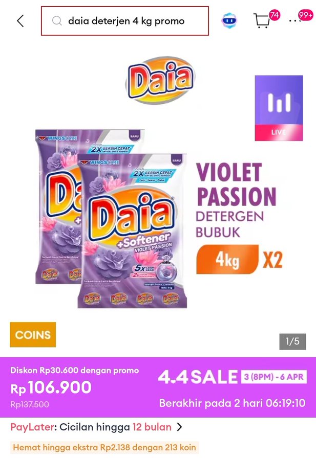cgc00100's tweet photo. di lazada 4.4 sale ada diskon Eksklusif Di Lazada. yuk buruan co sekarang juga https://t.co/Nt8Yj9P3mL https://t.co/AblJAx8PCI
