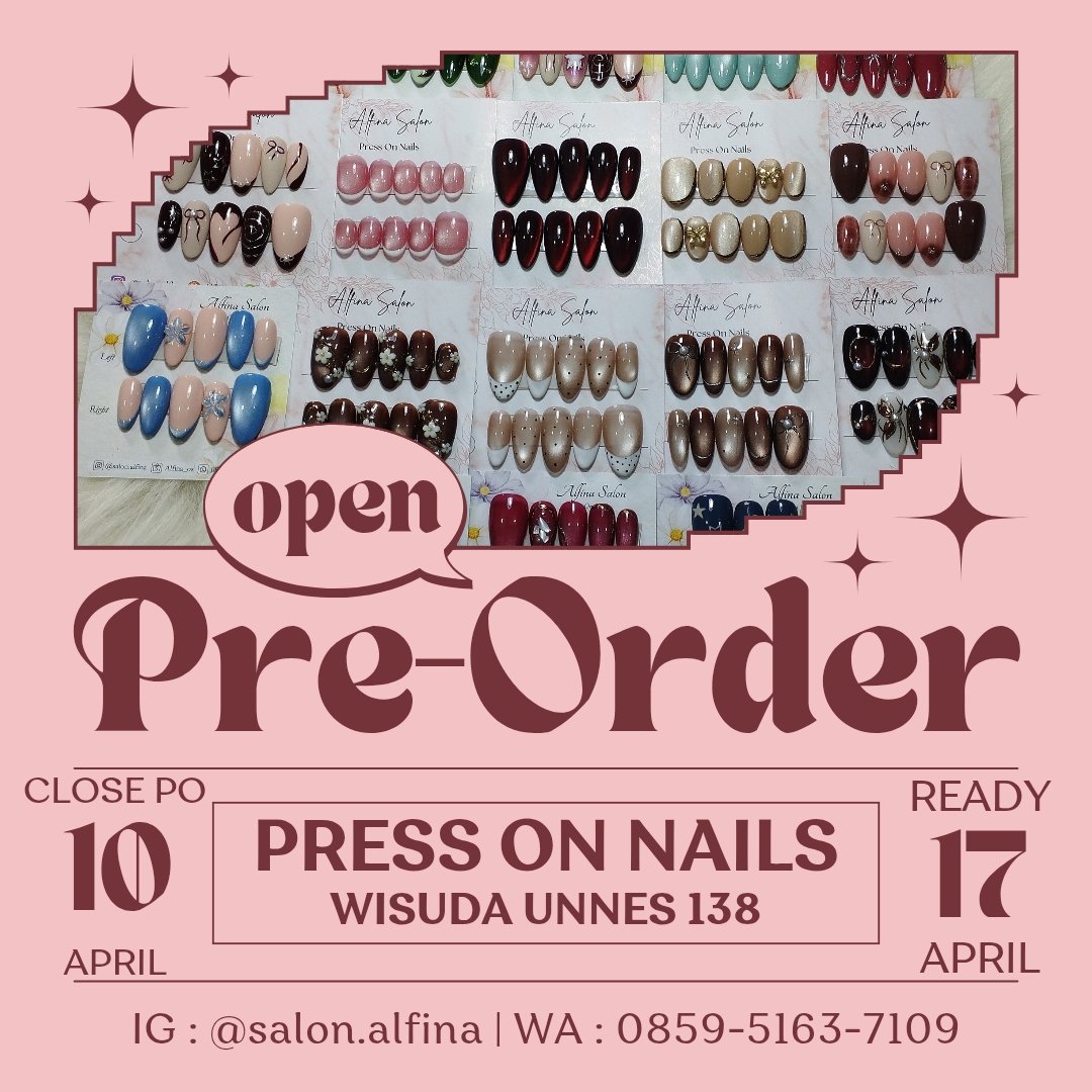 Press on nails mulai 25.000 tweet media