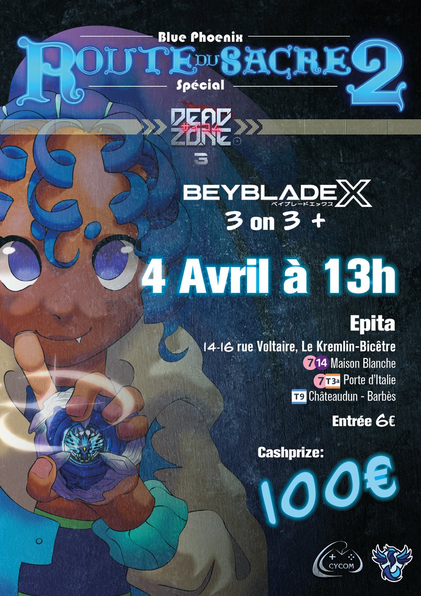 BluePhoenix_BBX's tweet photo. On est présents pour la Route du Sacre#2 à la Dead Zone de @AssoCycom !
Hésitez pas à venir même en temps que spectateur !
La Dead Zone propose également des tournois Smash Brosh (Ultimate, Melee), SF6, un stand de airsoft et d'autres activités ! https://t.co/dxb1heImOR