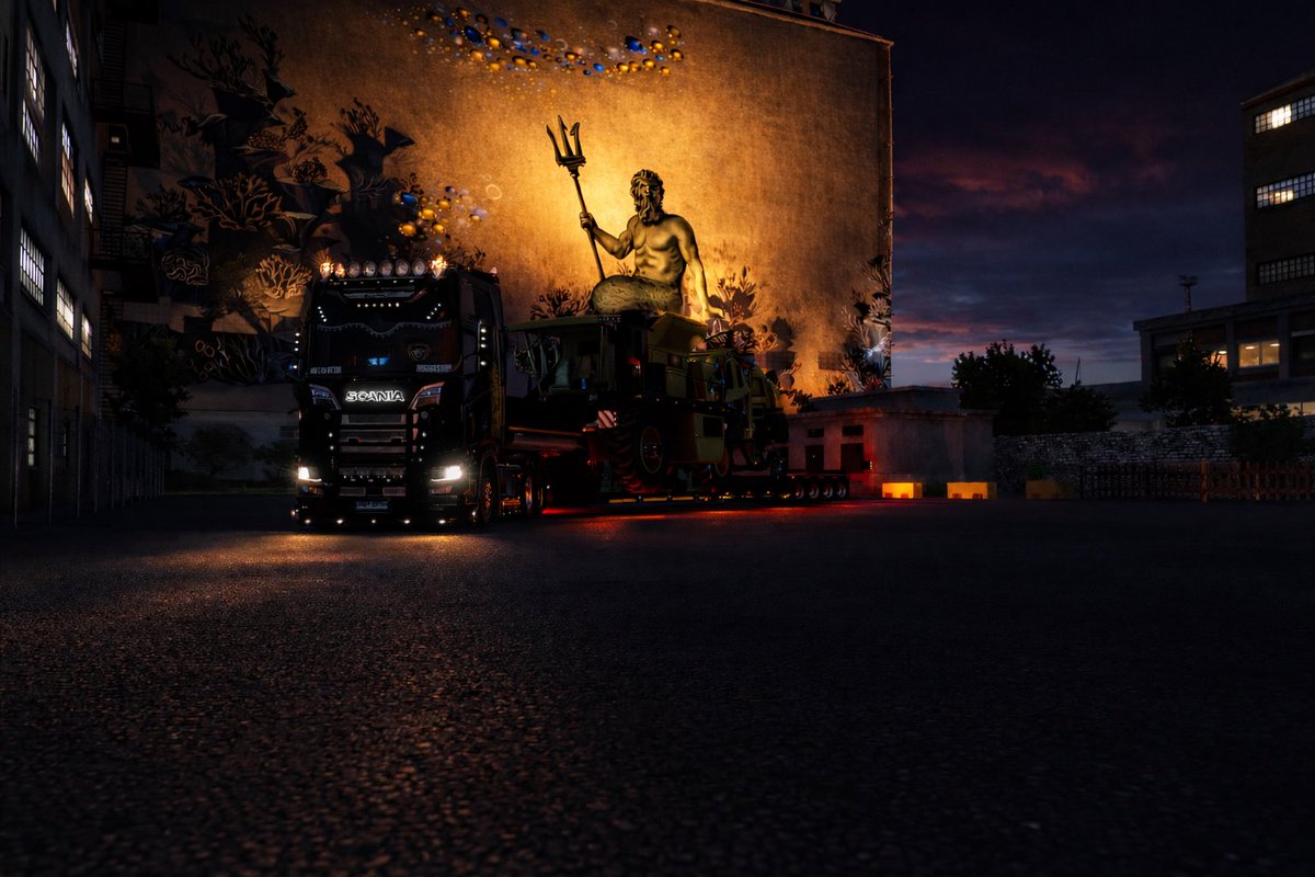 ryoryo_ava's tweet photo. 今日もBLACK SCANIAでTruckersMP
Sim1走りますど！！
21時から2台合流
 #TruckersMP
  #TMP 
 #ets2 
 #track 
 #Japan https://t.co/j3Ew2VrTjg