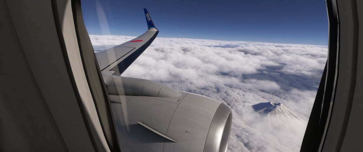 Fatcat742's tweet image. Petit vol Tokyo Takamatsu en Boeing 737-800 avec une météo comme j'aime, des cerisiers en fleurs et un petit coucou au Mont fuji 😍 
#MSFS2024
