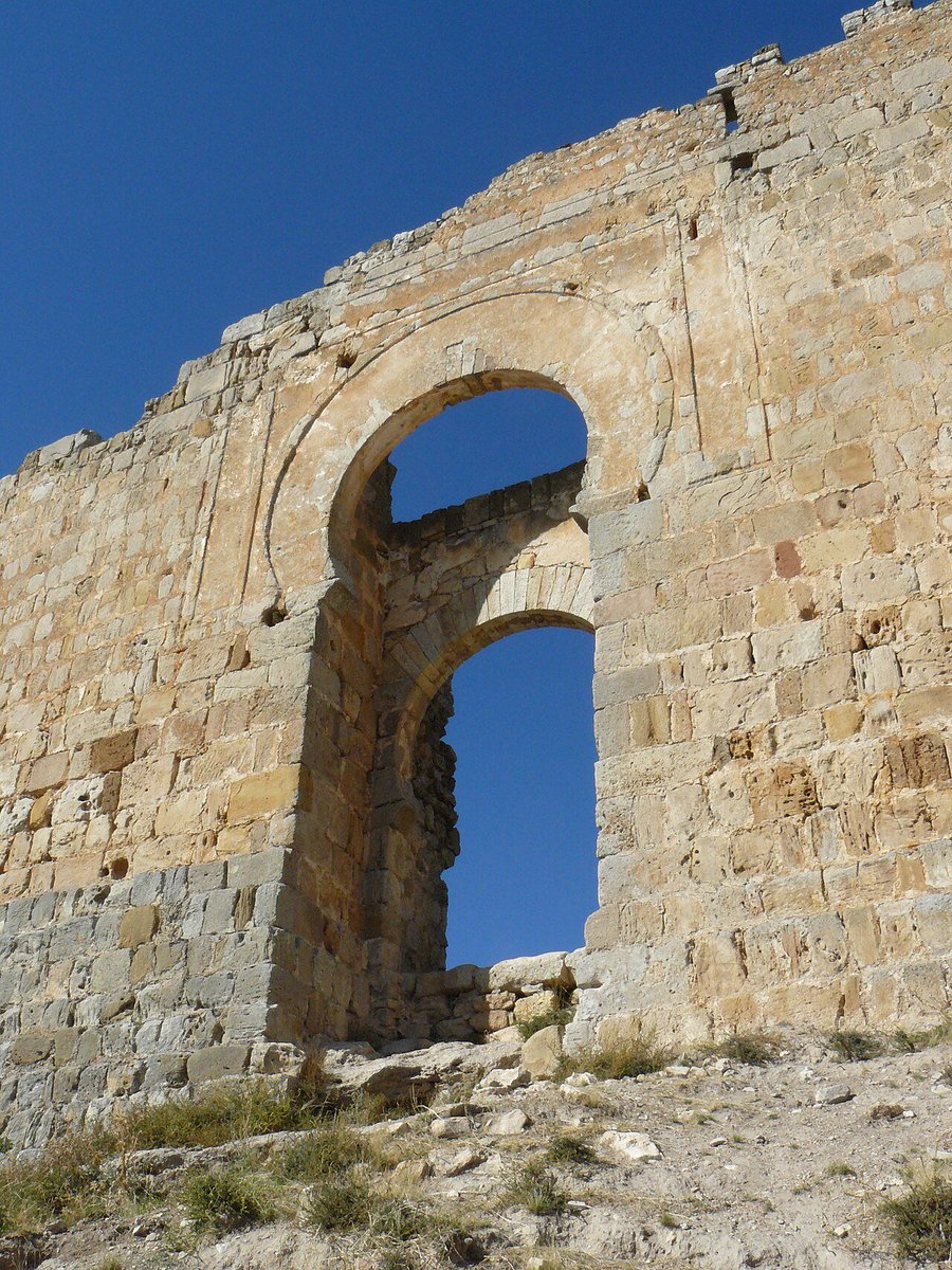 ElCampoAmarillo's tweet photo. ¿Sabías que la fortaleza califal más grande de toda Europa no está en el sur, sino en Soria? Bienvenido al imponente Castillo de Gormaz. 

​Con más de un kilómetro de muralla y 28 torres, esta mole de piedra corona un cerro que domina el valle del Duero con una mirada que asusta. En el siglo X, Gormaz era el "portaaviones" del Califato de Córdoba en el norte: un bastión inexpugnable capaz de albergar a ejércitos enteros y el mayor dolor de cabeza para los reyes cristianos, que veían desde lejos cómo este gigante vigilaba cada uno de sus movimientos. 

​Lo que hace especial a Gormaz es su escala humana frente a la inmensidad del paisaje soriano. Caminar por sus lienzos de muralla es entender lo que significaba la "frontera" hace mil años: un lugar de tensión constante donde el viento de la meseta golpea con la misma fuerza que la historia. Conserva incluso una espectacular puerta califal con arco de herradura que parece un trozo de Córdoba trasplantado a las tierras altas de Castilla.