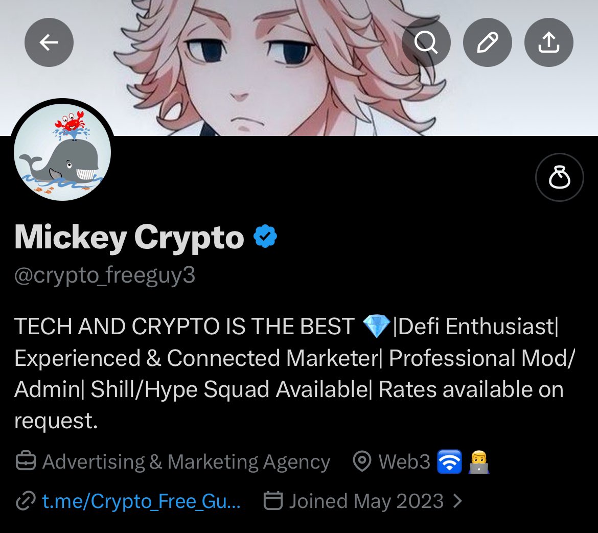 Mickey Crypto (backup) tweet media