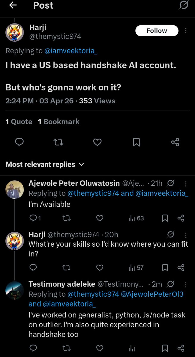 Testimony adeleke tweet media