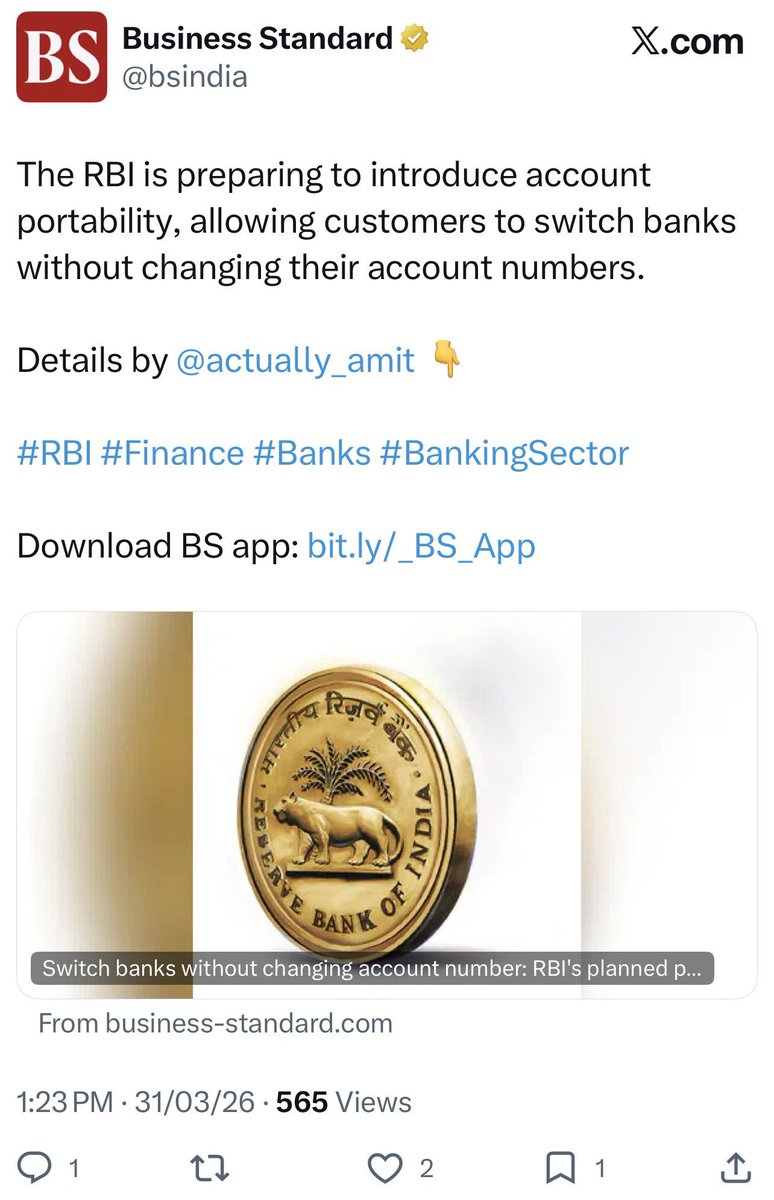 AlphaPathak's tweet photo. Shifting a Demat account between brokers shouldn’t feel like a battle.

Just like bank account portability is being explored, it’s time for Demat A/c portability — without changing the account number.

Investor convenience must come first.

Hope #SEBI evaluates this seriously. https://t.co/XTgAm4VYpY