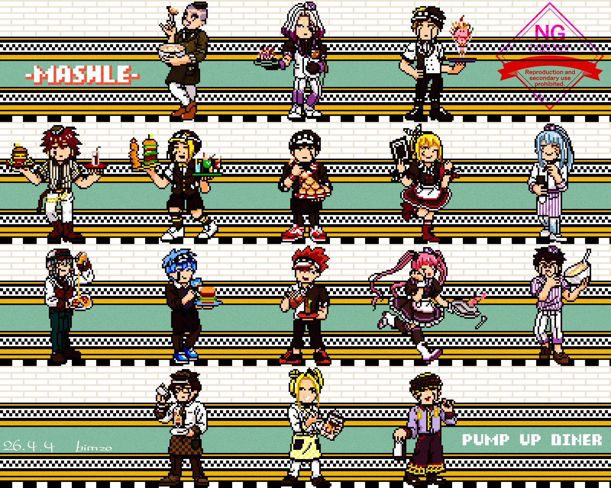 #bimzo絵
毎日8bit風チャレンジ
🗽ダイナー🗽