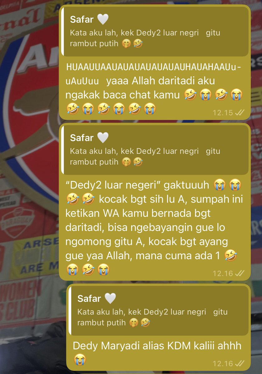 anggiooo's tweet photo. “Dedy2 luar negri” katanya 🤣😭🙏 https://t.co/Vz8Z83IpKa