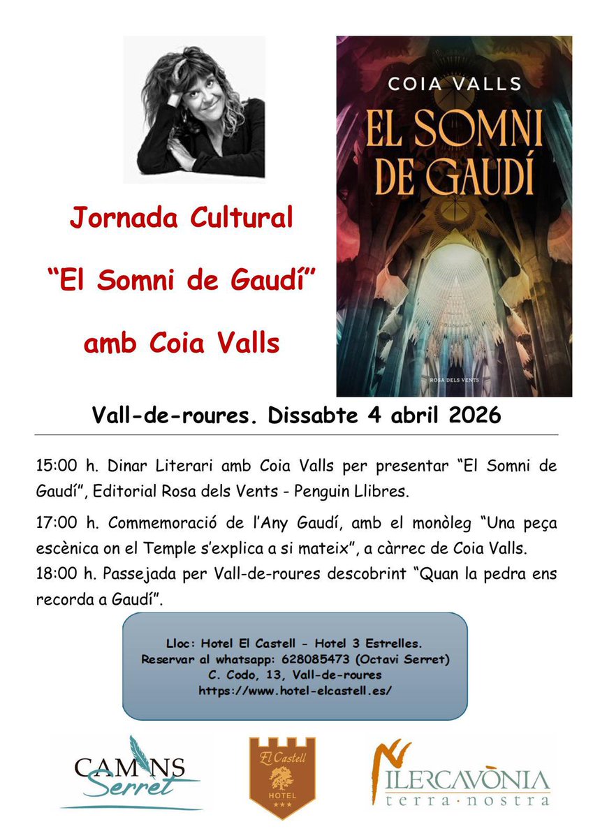 Quan les pedres i la seva llum ens recorden "El somni de Gaudi" #anyGaudi #ilercavonia #caminsdelscatars <a href="/CoiaValls/">Coia Valls</a> <a href="/PenguinBooks/">Penguin Books</a> <a href="/AnyGaudi2026/">AnyGaudi2026</a>