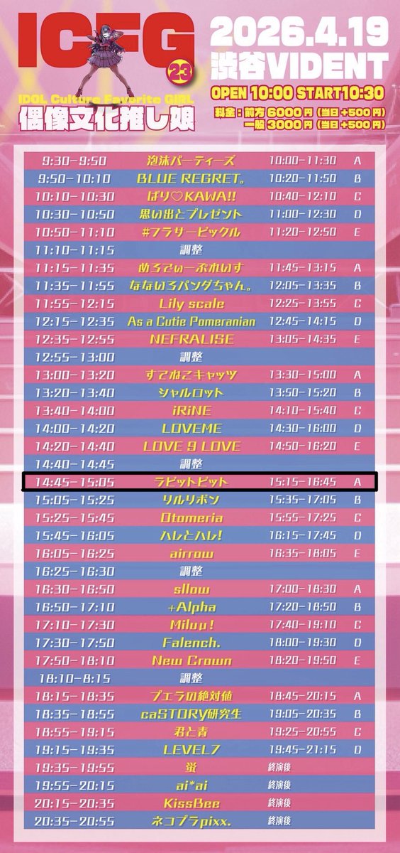 ラビットビット@フリーライブツアー中 tweet media