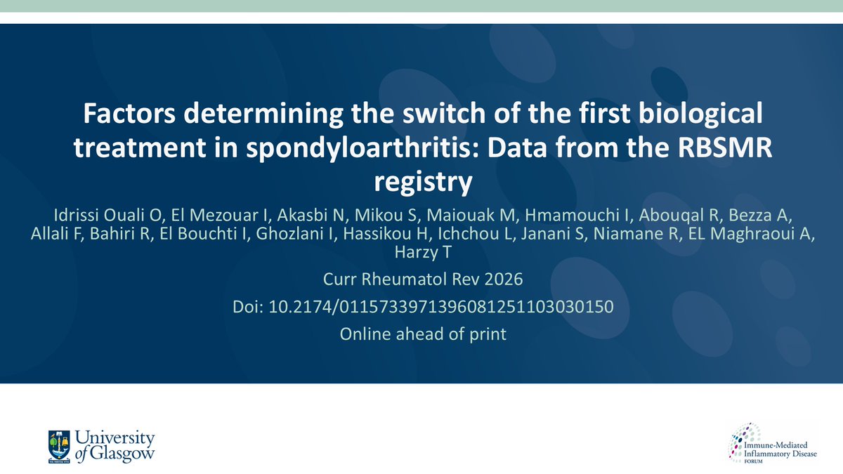Immune-Mediated Inflammatory Disease Forum tweet media
