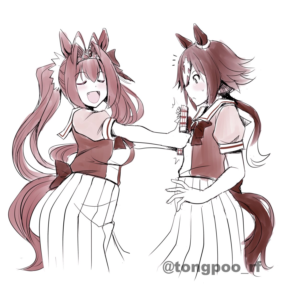 RT @tongpoo_rf: むかし描いたウオッカ誕絵