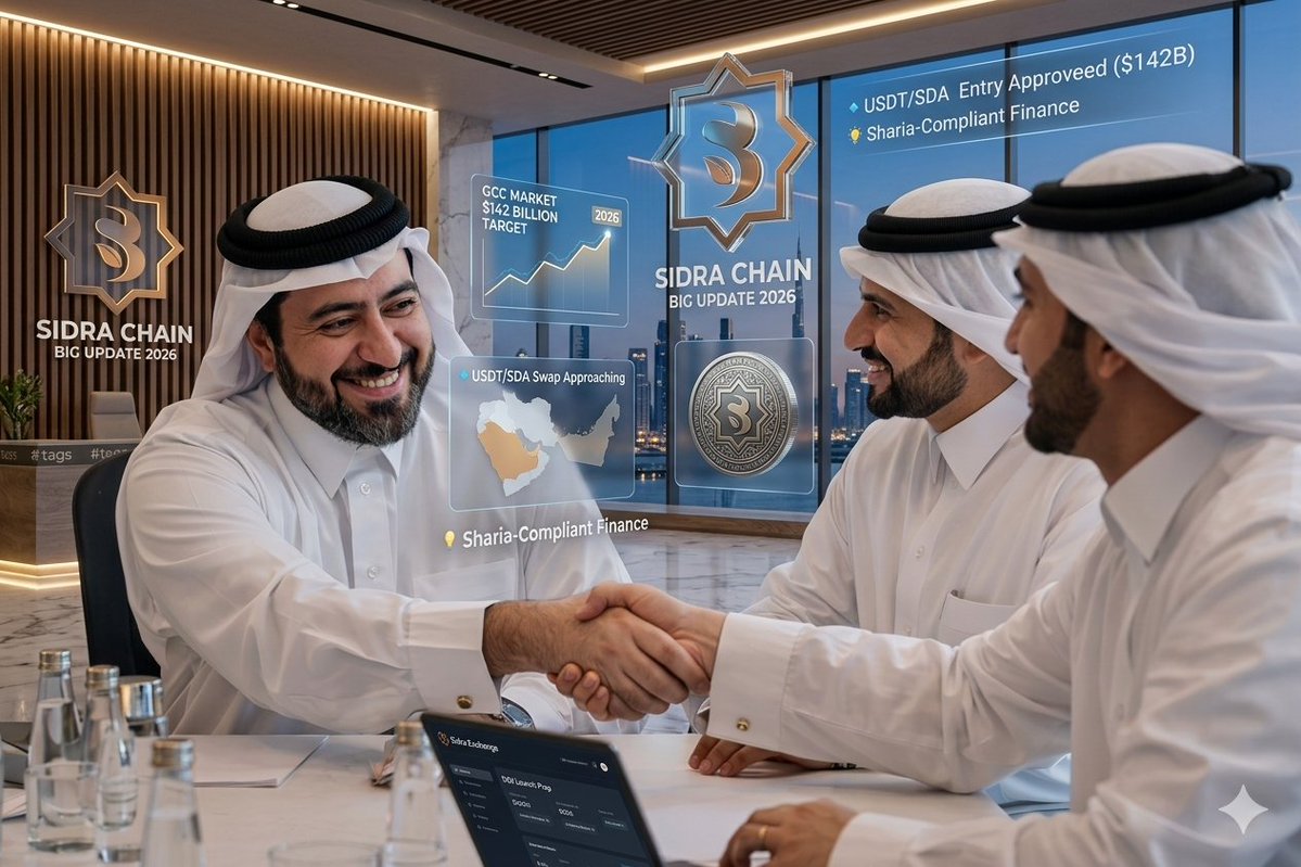 maljafeiri's tweet image. 🚀 #SIDRACHAIN UPDATE 2026
Sidra Chain has entered a new phase with GCC market expansion and upcoming USDT swap for #SDA.
DEX upgrades KYC improvements and system fixes are in progress.

 Strong focus on Sharia-compliant DeFi &amp;amp; real-world assets
⏳ Stay patient — big moves ahead