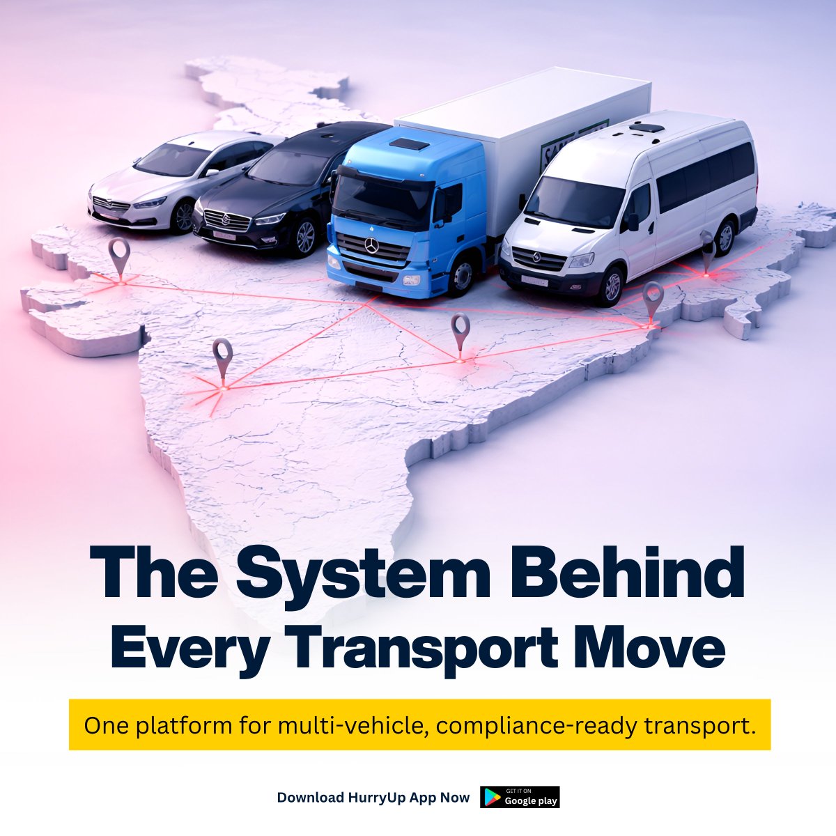 HurryupC64408's tweet image. We’re bringing you a smarter way to move. 🚛
From cars to trucks - manage every vehicle, route, and operation on one powerful, connected platform.
📞 Call us: +91 708-112-3339
📲 Book your transport today
#Logistics #FleetManagement #TransportSolutions #SmartMobility #SupplyChain
