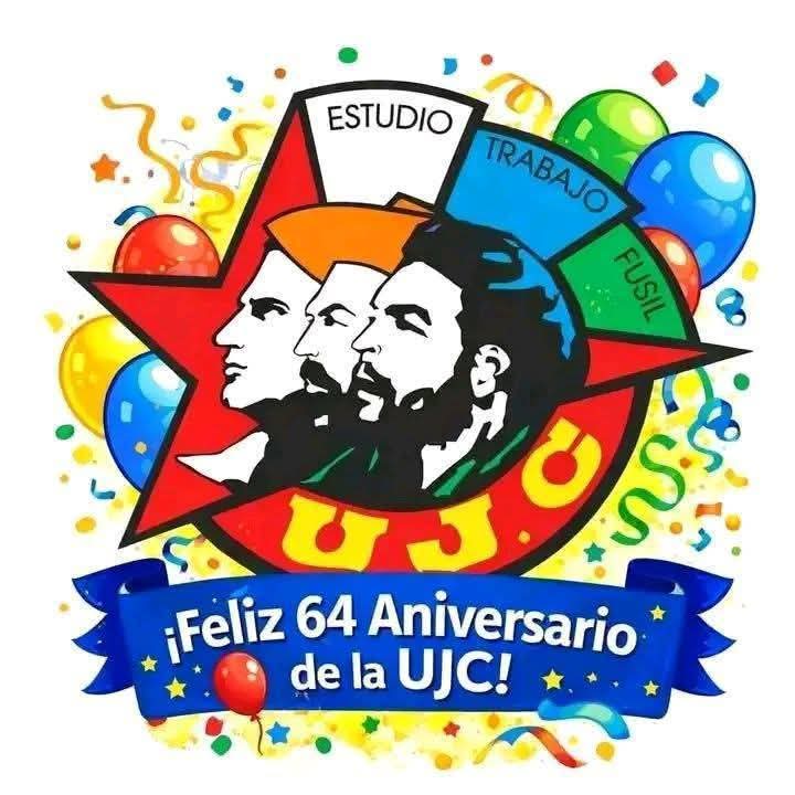 DamarisFlavia's tweet photo. Feliz día a todos nuestros niños y jóvenes en el #aniversario65 de la #OPJM y el #aniversario64 de la creación de la #UJC. https://t.co/M60LOefnnq