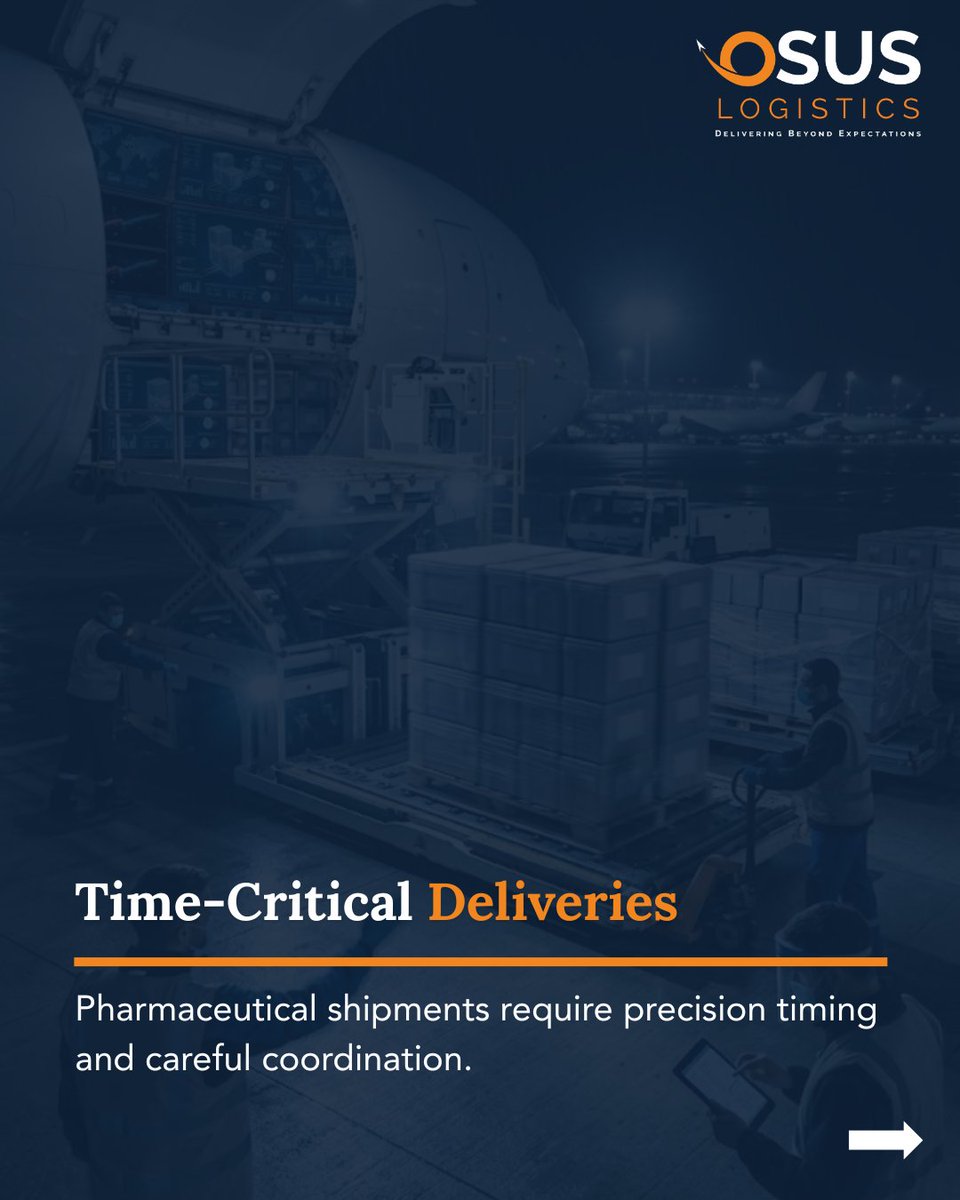 Osus_Logistics's tweet image. osuslogistics.com 

#PharmaLogistics #ColdChain #HealthcareLogistics #SupplyChain #LogisticsSolutions #OSUSLogistics #GlobalLogistics #FreightForwarding #TemperatureControlled #Pharmaceutical #B2B #IndustrialLogistics #CargoSolutions #SaudiArabia #Jeddah