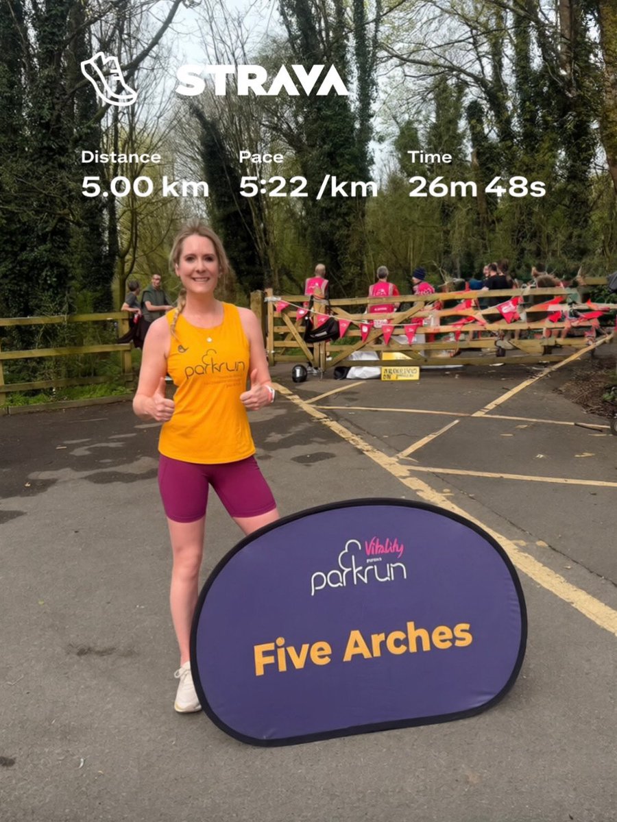 BlondeLilmo's tweet image. Course PB at Five Arches parkrun this morning 💥

Had a bit of discomfort in my right foot with 1K to go. Despite the injury, my fitness doesn’t seem to have taken too much of a hit 🤞

#loveparkrun #running #training #runningmotivation #ukrunchat