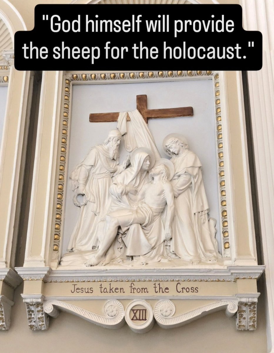 ccjourney's tweet photo. Holy Saturday
"God himself will provide the sheep for the holocaust."
Reading II Genesis 22:1-18 https://t.co/nqd49C4qB2