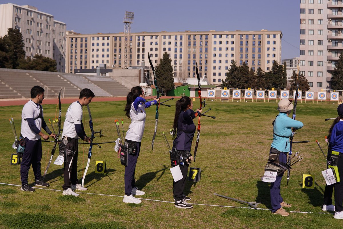 ArcheryAZE's tweet image. 🏹 The target is set, the struggle continues! 🎯

​The tension continues to rise at the first stage of the #BakuCityCup. Following the qualification rounds, a true battle of mastery and willpower is unfolding on the field. 💥