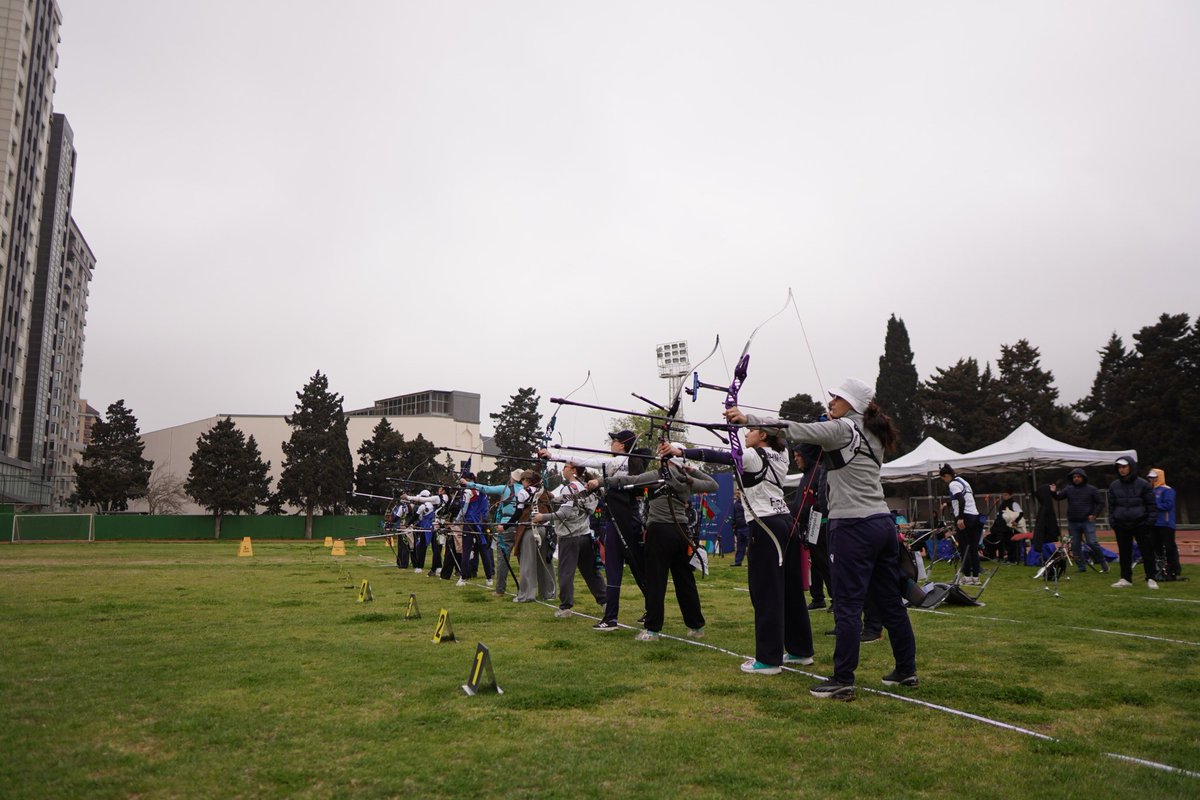 ArcheryAZE's tweet image. 🏹 The target is set, the struggle continues! 🎯

​The tension continues to rise at the first stage of the #BakuCityCup. Following the qualification rounds, a true battle of mastery and willpower is unfolding on the field. 💥