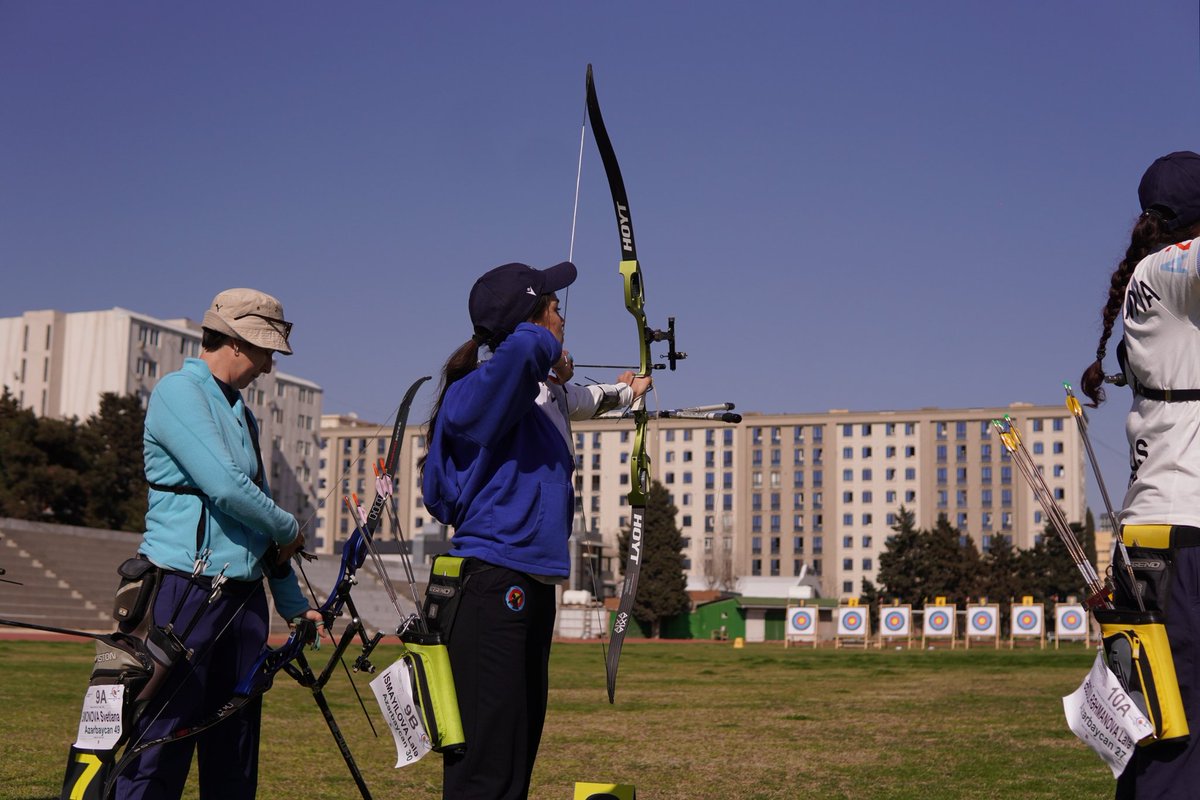 ArcheryAZE's tweet image. 🏹 The target is set, the struggle continues! 🎯

​The tension continues to rise at the first stage of the #BakuCityCup. Following the qualification rounds, a true battle of mastery and willpower is unfolding on the field. 💥