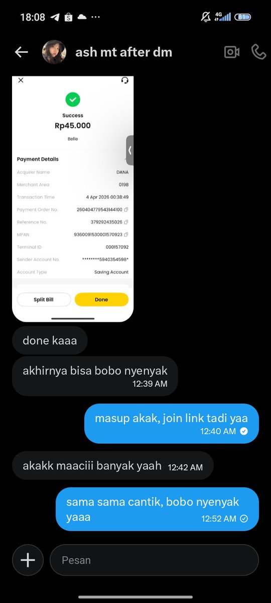 Mybelle ྀི Mention after DM tweet media