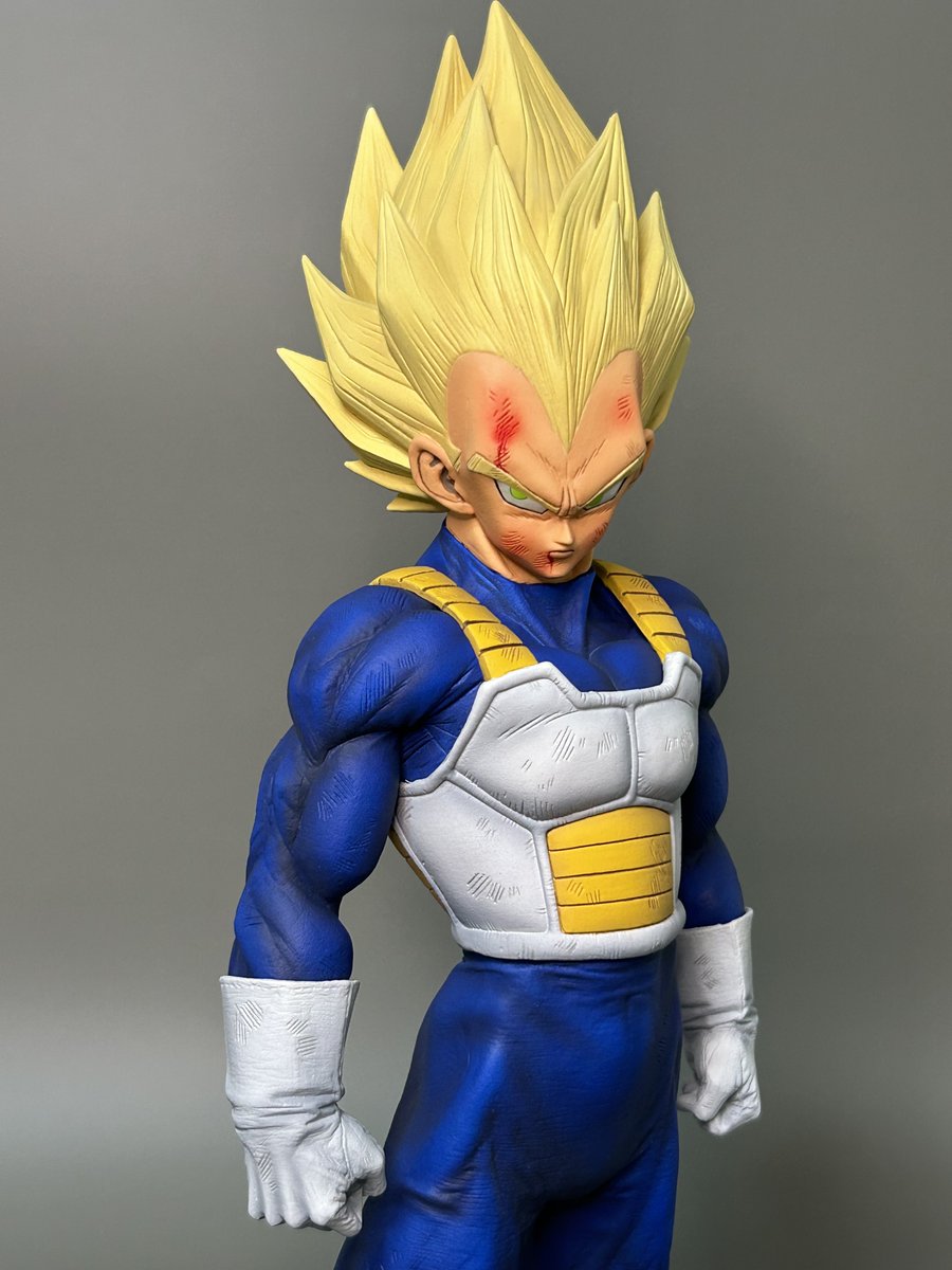 SMSP 超サイヤ人ベジータ
リペイント完成しました🖌️✨

全部新色使ってカッコいいと思うベジータができました‼️
久しぶりにこのベジータが塗れて楽しかったです😍

#ベジータ
#SMSP
#どすこいリペイント