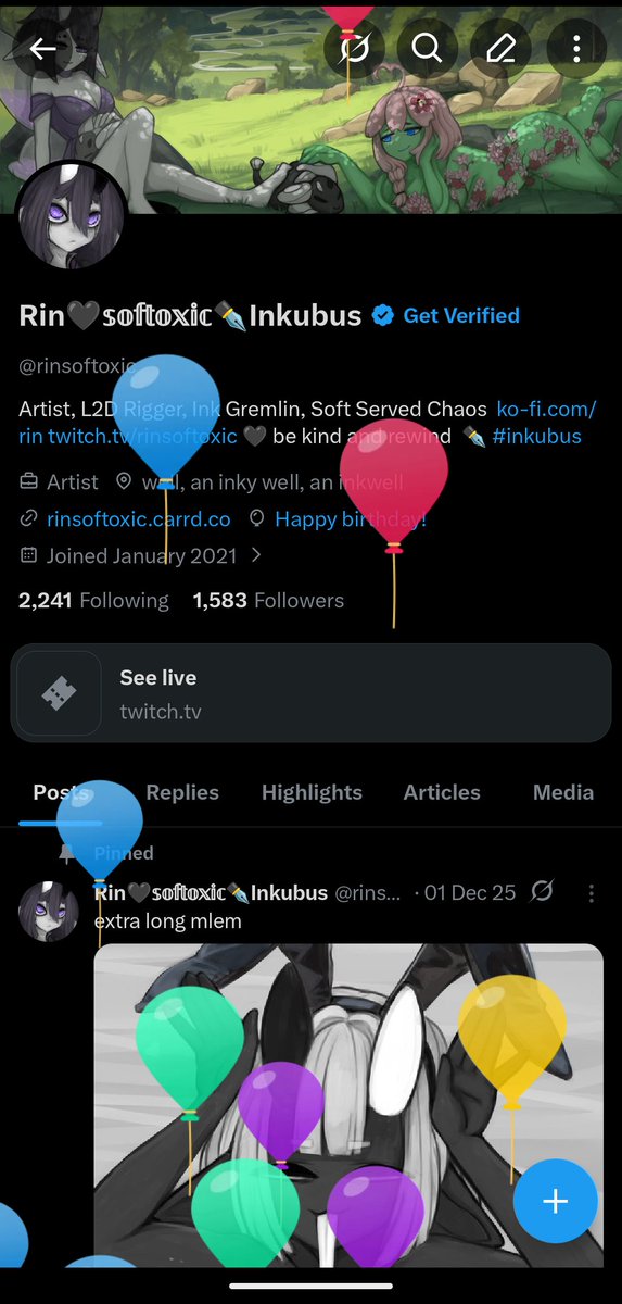 Rin🖤𝕤𝕠𝕗𝕥𝕠𝕩𝕚𝕔✒️Inkubus tweet media