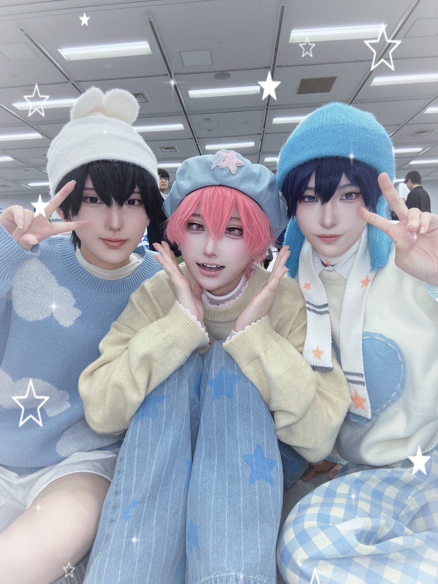 mitu_tm00's tweet photo. PLAVE cosplay  BBUU🩷💚💙
 #アコスタ池袋 https://t.co/bwKKJnJ3aa
