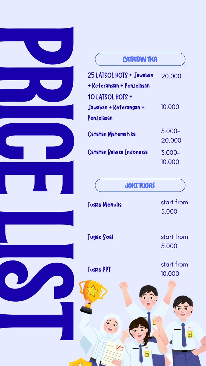 ay | OPEN JOKI | 100++ testi tweet media