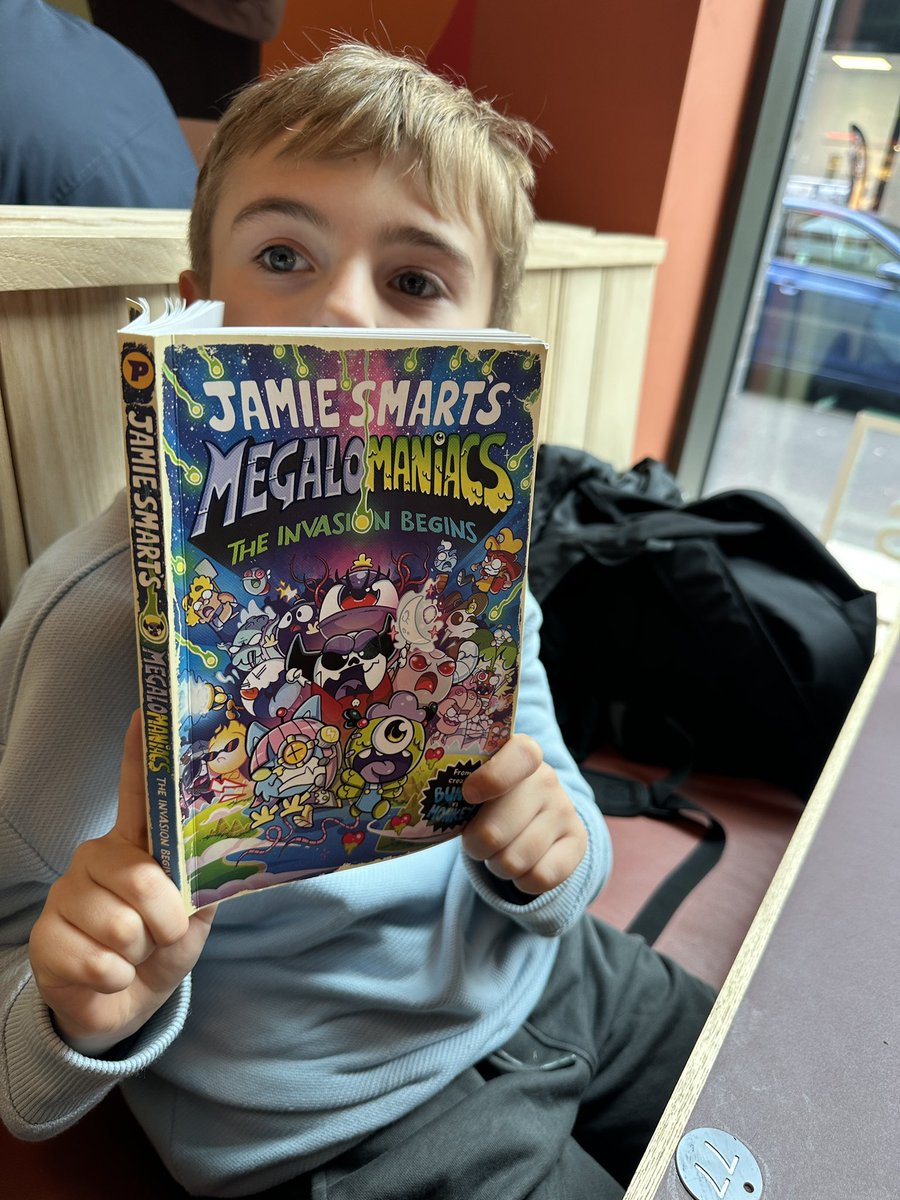 MrsMash23's tweet photo. @jamiesmart Hi Jamie! 👋🏼 My 8 year old Freddie asks, ‘Are you making anymore Megalomaniacs books? Please do! It’s a 5/5!’ 🥰👌🏼 https://t.co/MNdS66JY9A