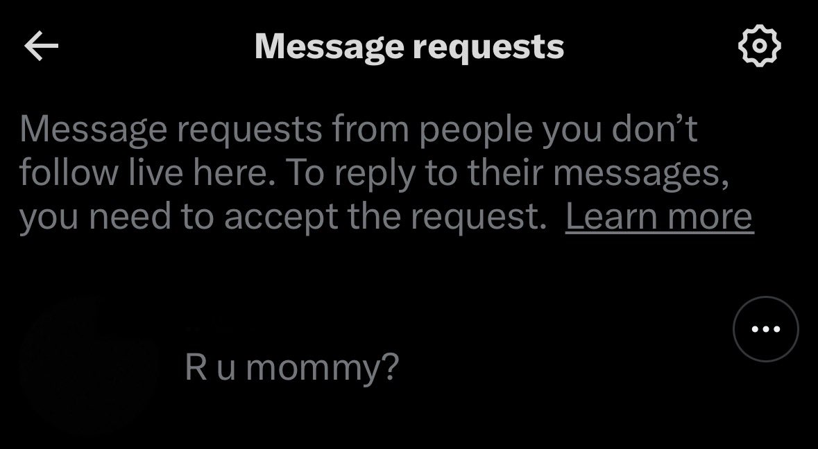 Interesting message request I got lmao