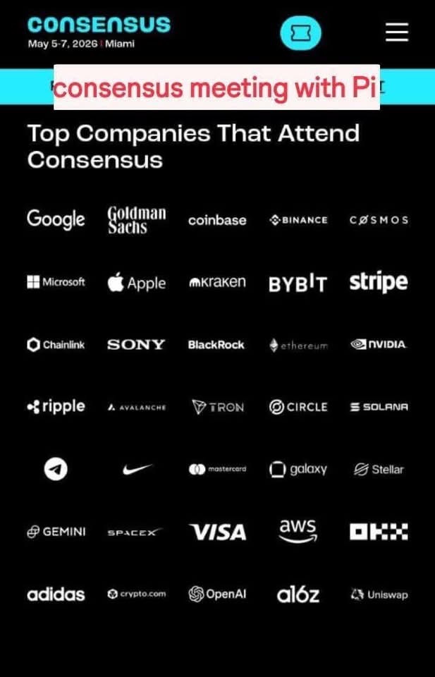 nguyensonhai868's tweet photo. 🚀 PI NETWORK TẠI CONSENSUS 2026!

🌍 Giai đoạn tiếp theo sẽ là gì?

• 🔓 Mở rộng Open Mainnet.
• 🤝 Tích hợp doanh nghiệp đa quốc gia.
• 🚀 Bùng nổ giá trị hệ sinh thái.

#PiNetwork #Consensus2026 #Web3 #CryptoNews #Mainnet #Pioneer #BlockchainEvent https://t.co/CmawPEoxwx
