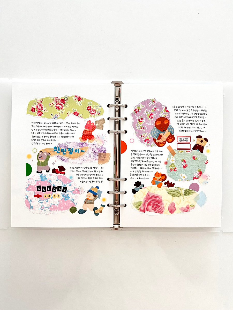 muffy_diary's tweet image. 원단 정리-🧺
生地整理
Fabric organization

#다꾸 #手帳デコ #journaling