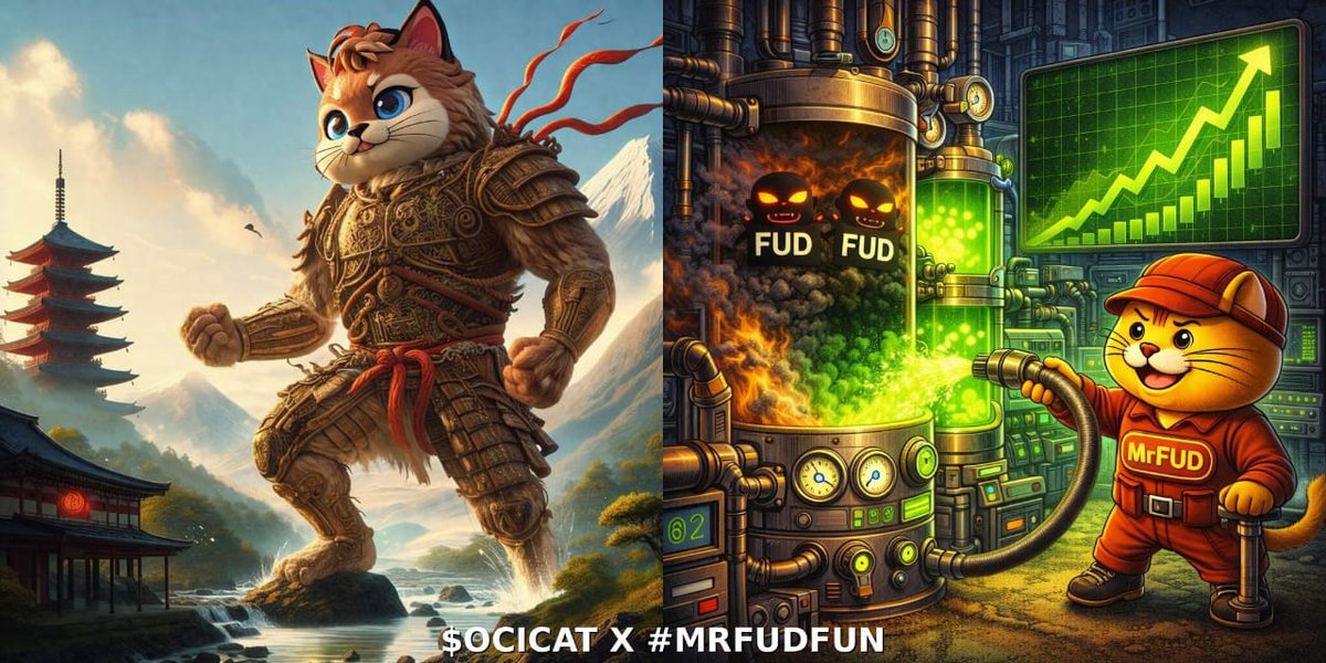 Saturday vibes: quiet markets, real builders still working. 🐾

$OCICAT keeps moving with consistency while #MRFUD filters the noise—weekends don’t stop momentum. 🔥

CA: 0xE53D384Cf33294C1882227ae4f90D64cF2a5dB70
#OCICAT #MRFUD #Crypto #Saturday
